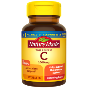 Vitamin C 1000 mg Time Release with Rose Hips Tablets