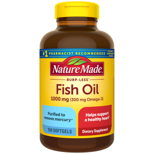 Burp-Less♦ Fish Oil 1000 mg Softgels