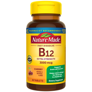 Vitamin B12 3000 mcg Fast Dissolve Tablets