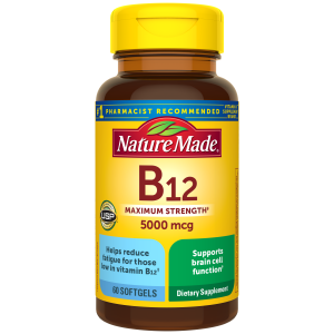 Vitamin B12 Maximum Strength 5000 mcg Softgels