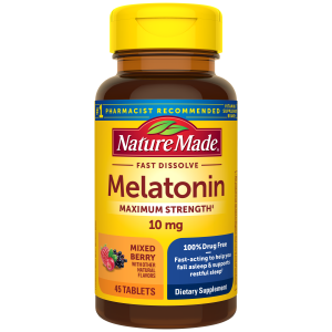 Fast Dissolve Melatonin Maximum Strength‡ 10 mg Tablets
