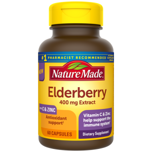 Elderberry Capsules with Vitamin C and Zinc
