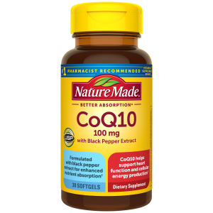Better Absorption▲ CoQ10 100 mg with Black Pepper Extract