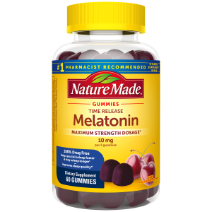 Time Release Melatonin Gummies Maximum Strength Dosage‡ 10 mg Per Serving