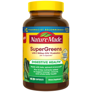 SuperGreens with 2 Billion CFU◆ Probiotics Capsules