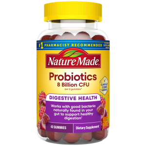 Digestive Probiotics Extra Strength 8 Billion CFU per 2 Probiotic Gummies